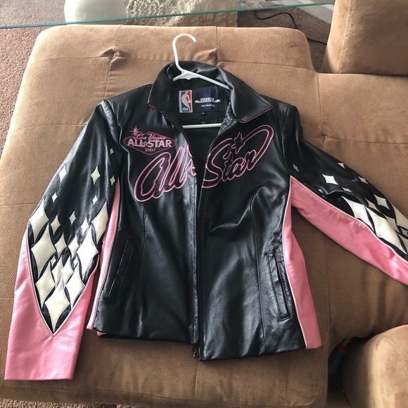 nba leather jacket